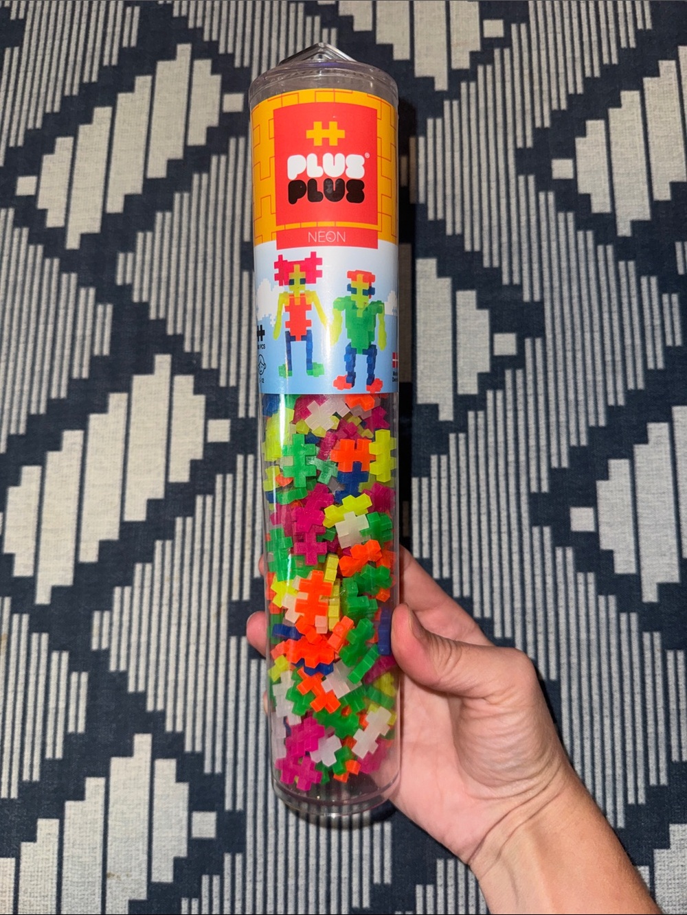 Neon Tube Building Set - Interlocking Building Pieces Construction Toy